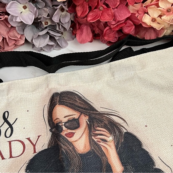 Eco-Friendly High Fashion Boss Lady Folding Tote Bag - Picture 7 of 15